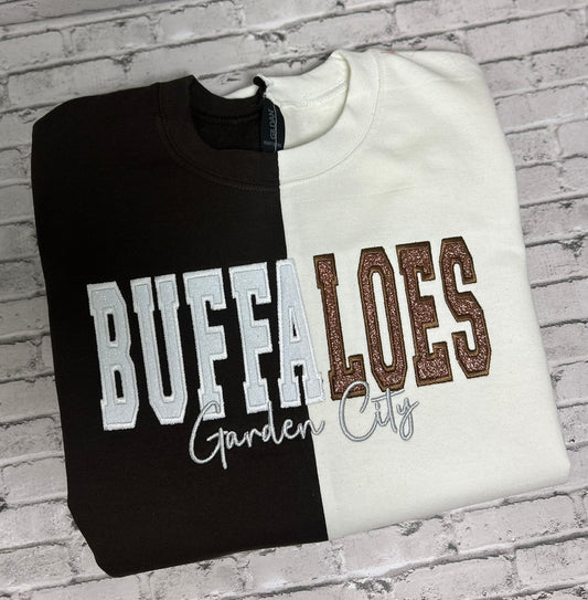 Split Color Sweat Shirt
